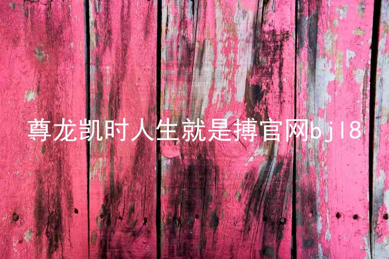 尊龙凯时人生就是搏官网bjl8